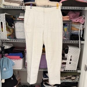 J. Crew Cream Ankle Pants